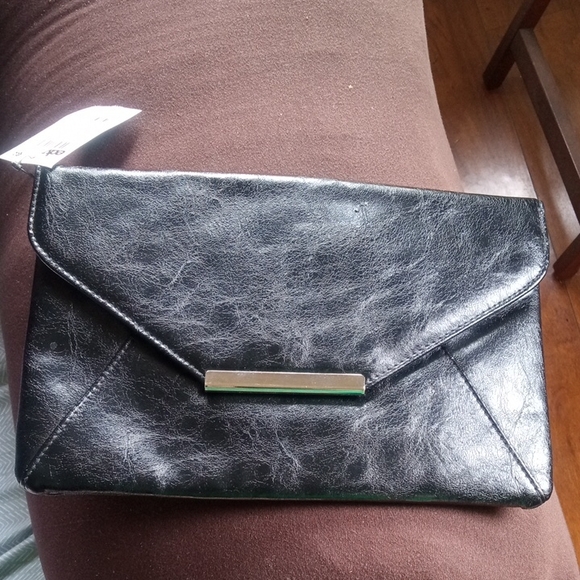 Black Envelope Clutch Bag Style And Co. New With Tag - Picture 1 of 4